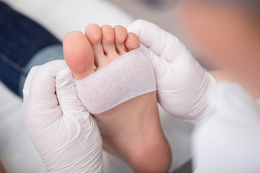Our podiatry services take care of your feet and ankles for you and monitor for any changes in condition